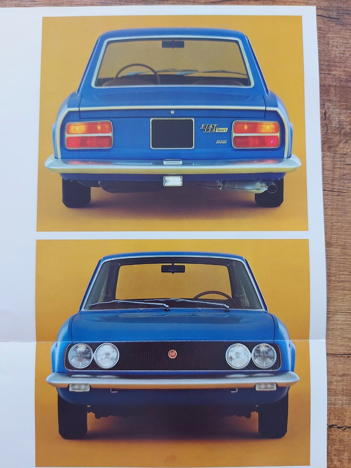 Fiat 124 Sport Coupé folder NL, Ophalen of Verzenden, Zo goed als nieuw, Overige merken