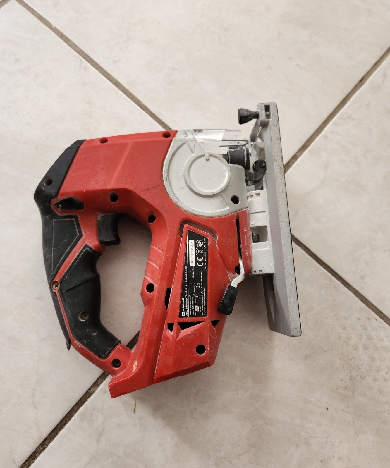 Einhell TE-JS 18 Li Accu Decoupeerzaag, Ophalen, Gebruikt, Einhell, Minder dan 600 watt