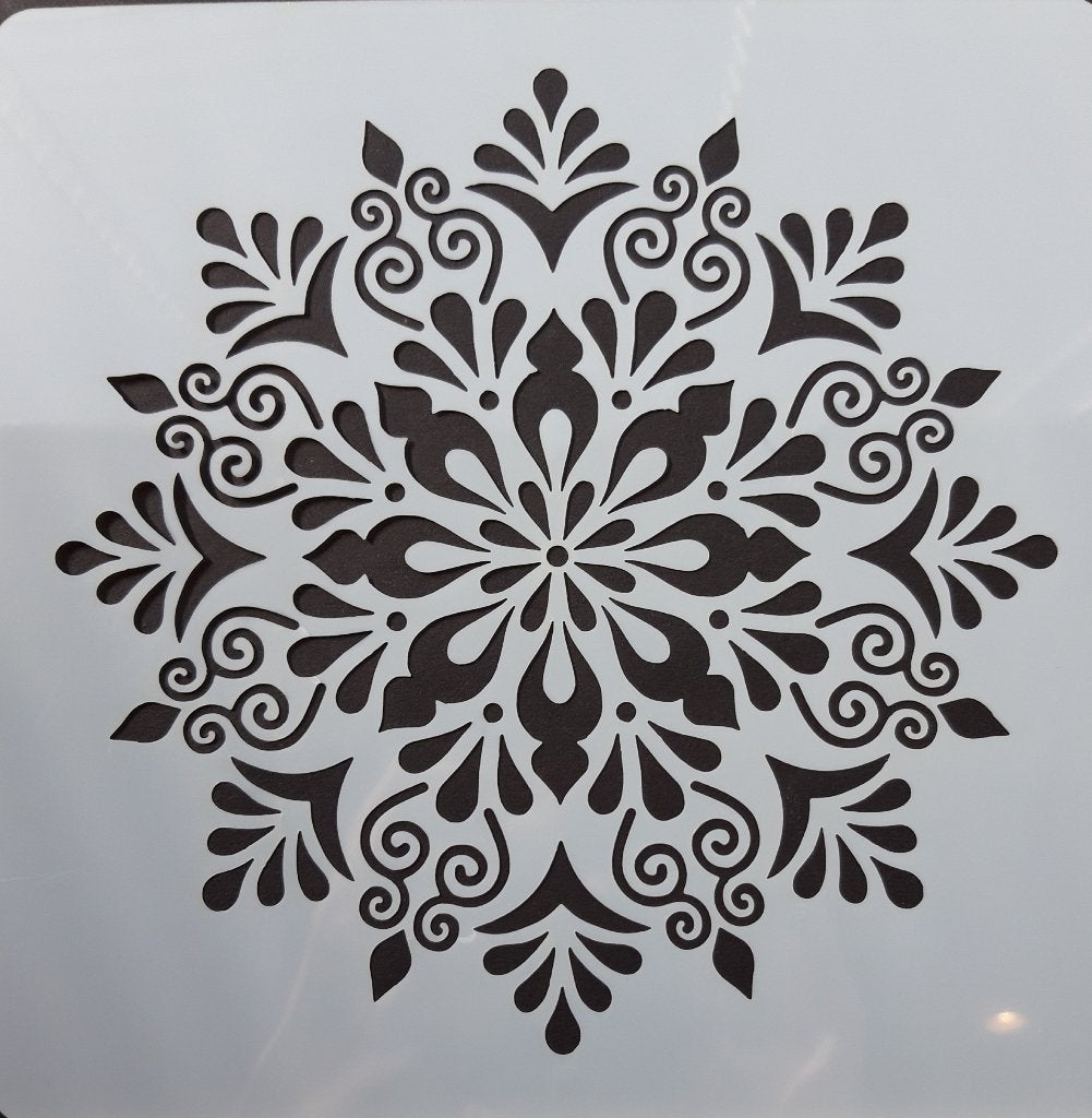 Hobby Stencil Mandala 01 - Nieuw 20x20 cm, Overige typen, Onbekend, Nieuw, Ophalen of Verzenden