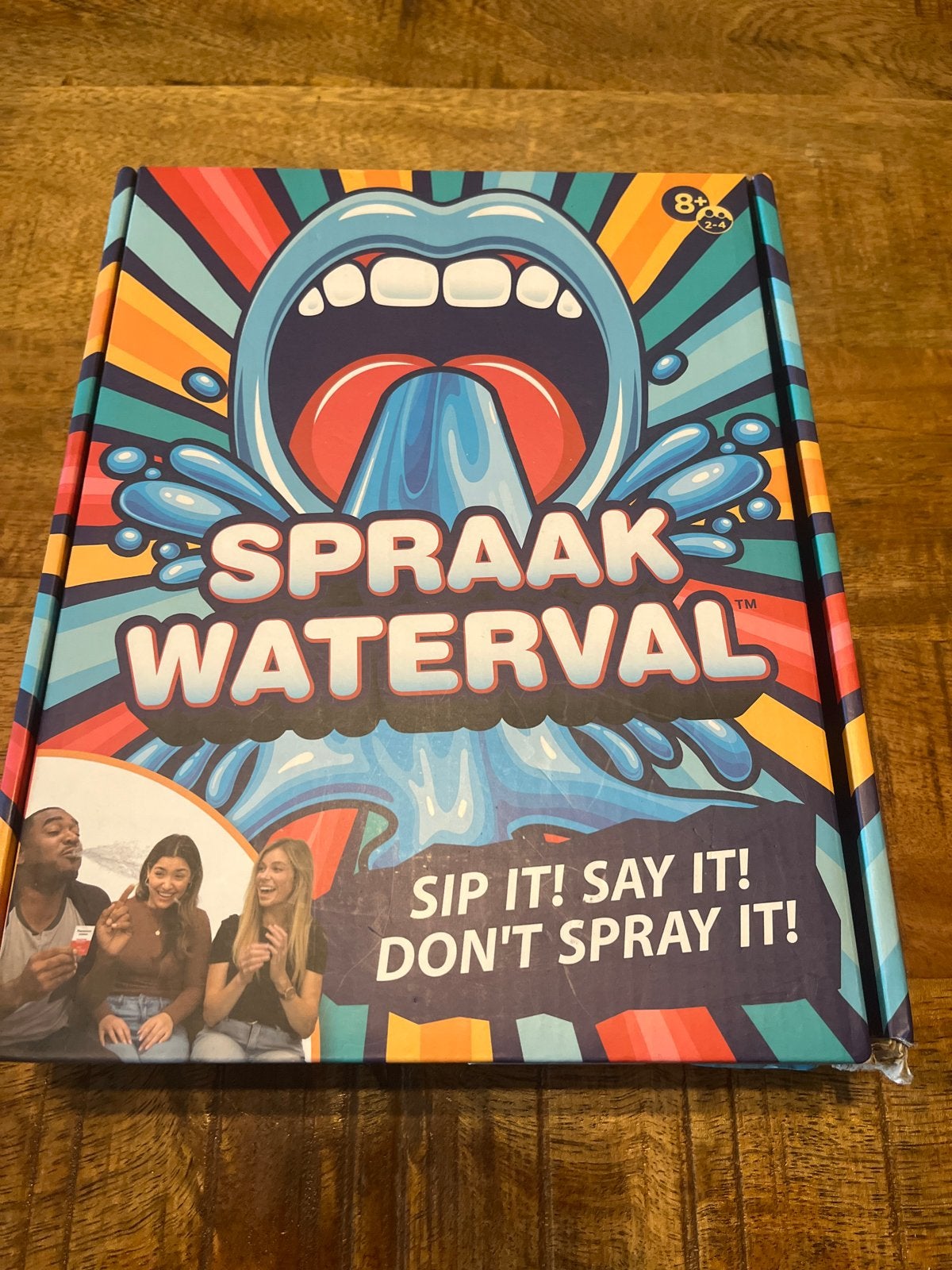 Spraak Waterval - Hilarisch gezelschapsspel, Drie of vier spelers, Ophalen of Verzenden, Zo goed als nieuw