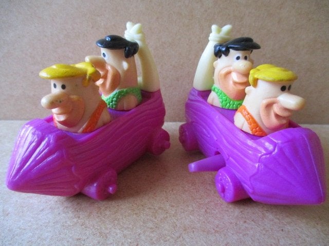 adv10704 flintstones opwind figuur 6, Ophalen, Overige figuren, Gebruikt, Beeldje of Figuurtje