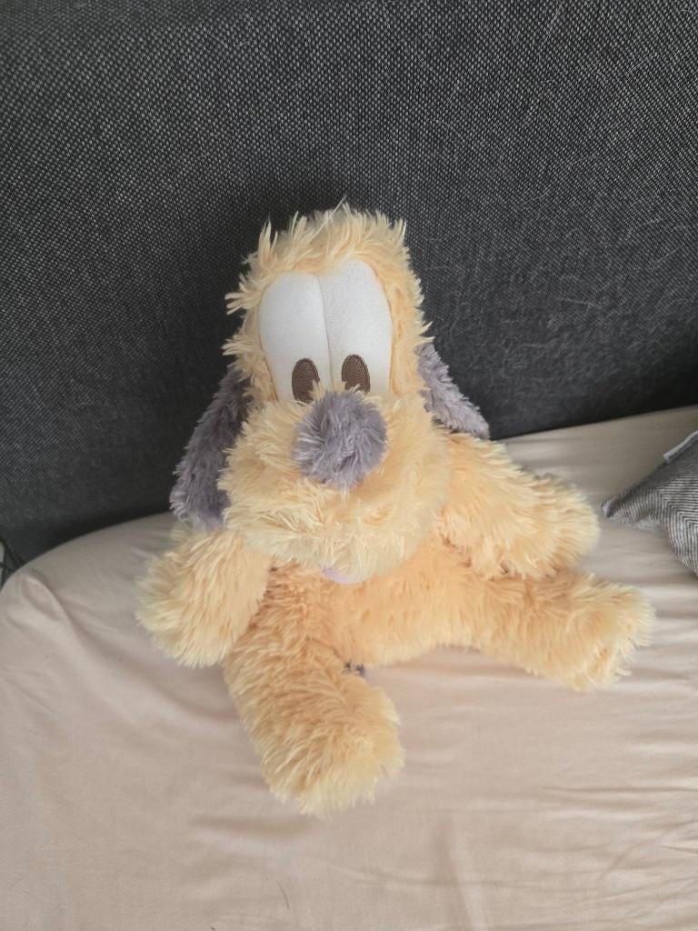 pluto walt disney knuffel   (1), Ophalen of Verzenden, Goofy of Pluto, Zo goed als nieuw, Knuffel