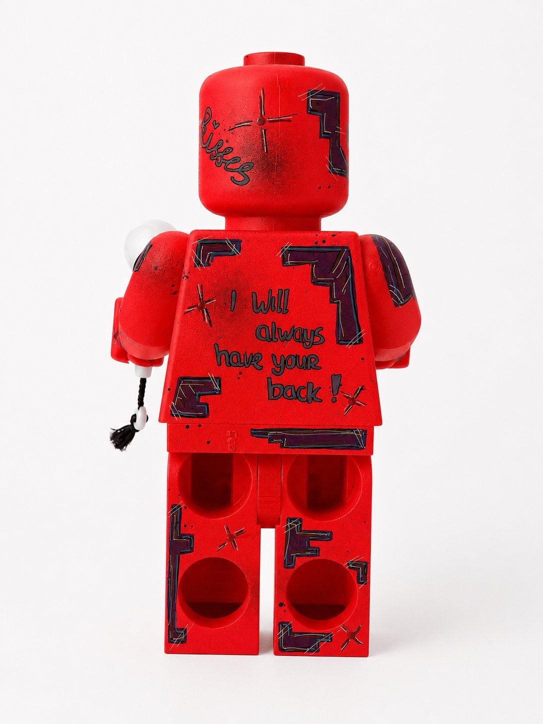 3D Geprinte Lamp in LEGO Minifiguur Stijl, Nieuw, Ophalen of Verzenden, Kunststof, Knutselwerk