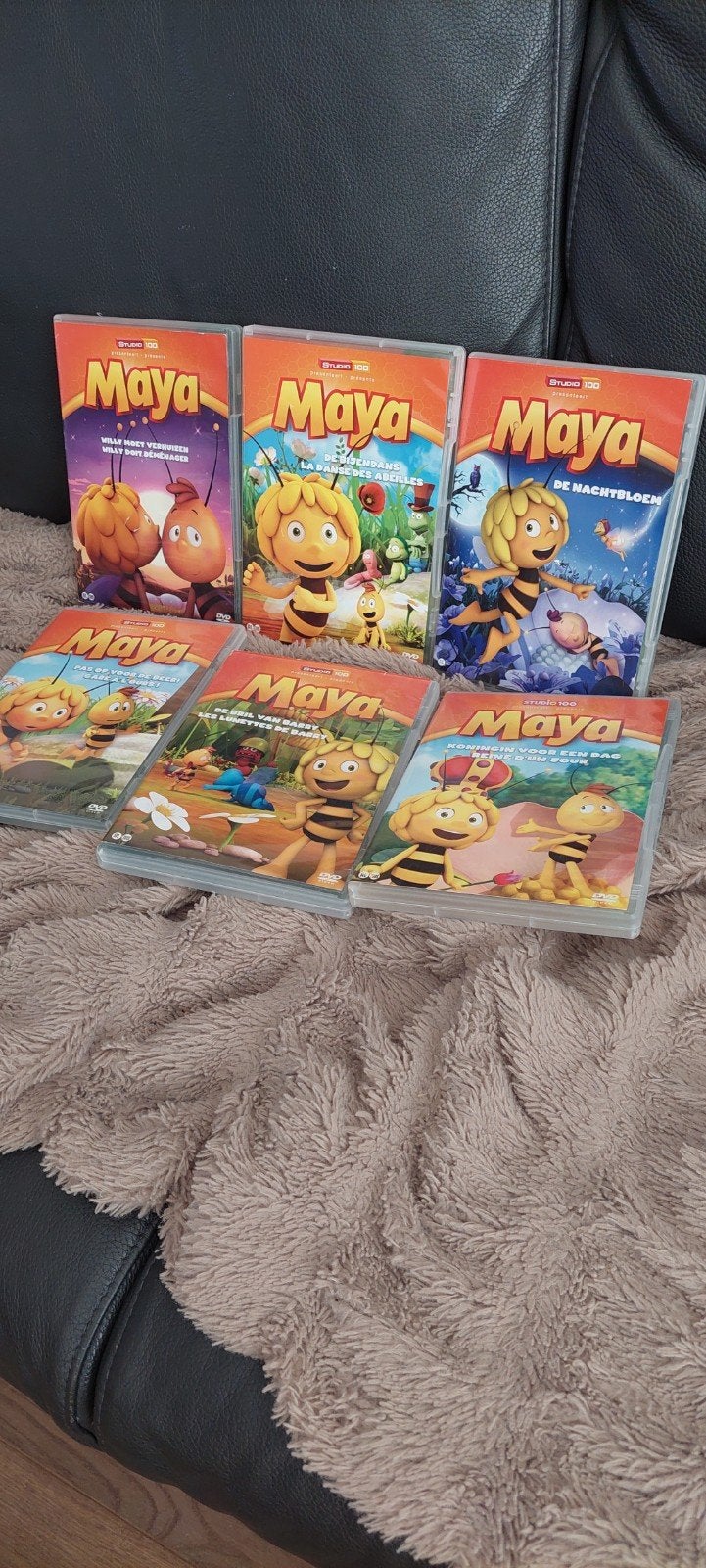 6x Maya de Bij DVD's - Kinderfilms, Ophalen, Gebruikt, Animatie, Alle leeftijden