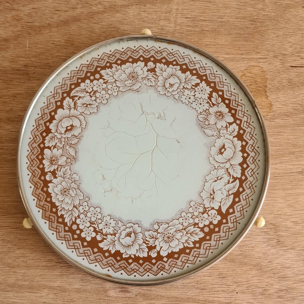 te koop: draaibare taartschaal, retro vintage, Ophalen of Verzenden, Gebruikt