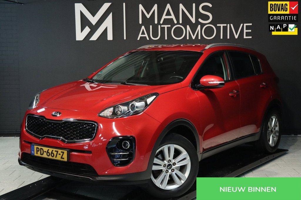 Kia Sportage 1.6 GDI / CAMERA / NAP / CRUISE / LED / CARPLAY, Voorwielaandrijving, Automatische klimaatregeling, Stof, Gebruikt