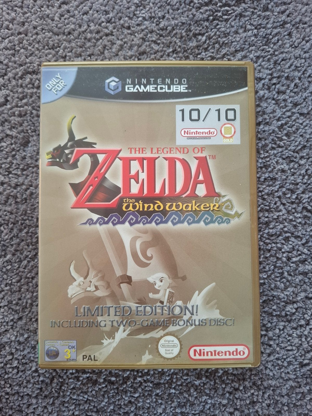 The Legend of Zelda: The Wind Waker Limited Edition, Spelcomputers en Games, Avontuur en Actie, Gebruikt, 1 speler, Ophalen of Verzenden