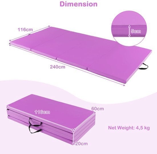 Gymnastiekmat – Turnmat – Fitnessmat – Yogamat, Corvance B.V., Verzenden, Nieuw, Corvancebol@gmail.com