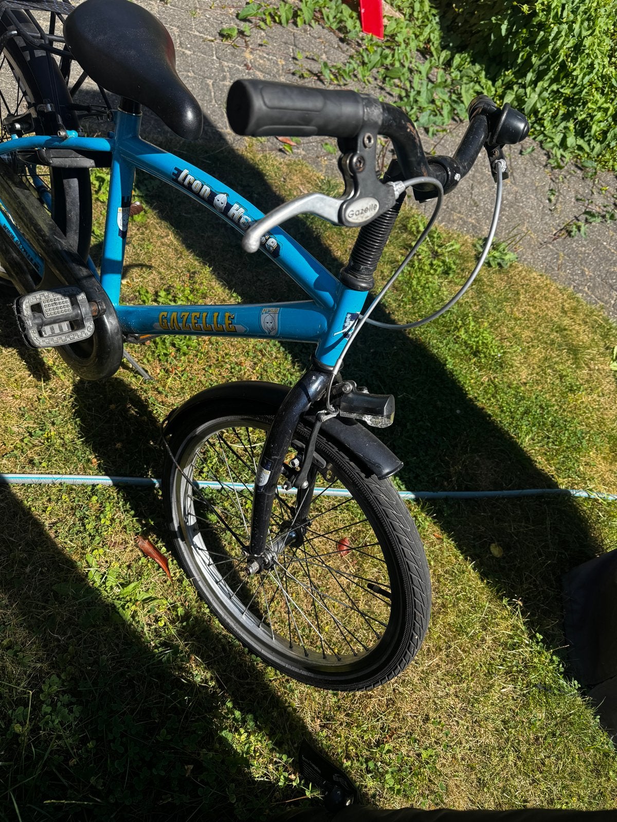 Gazelle jongensfiets 4-6 jaar, Fietsen en Brommers, Fietsen | Heren | Herenfietsen, Ophalen, Gebruikt, Velgrem, Minder dan 49 cm