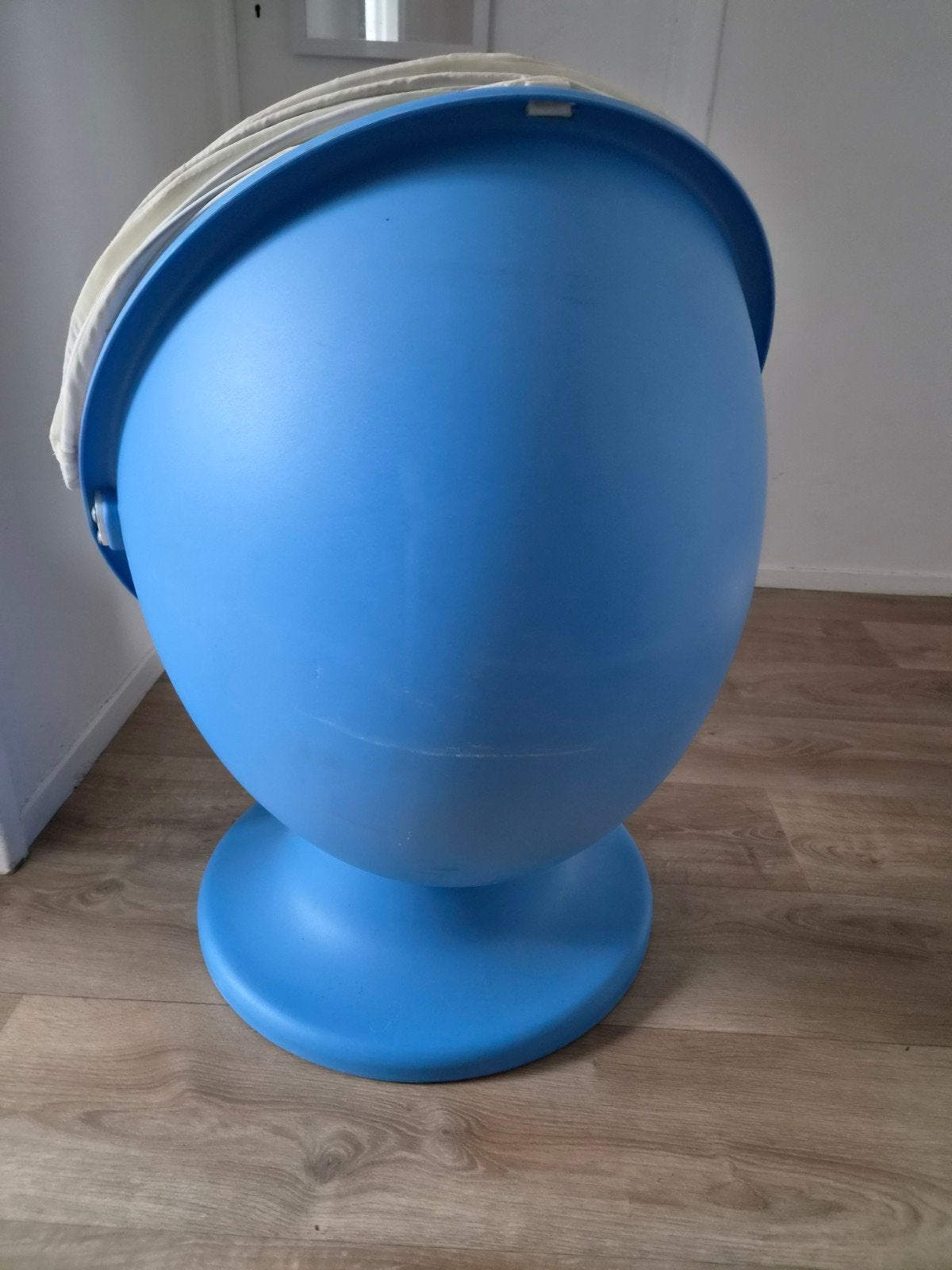 IKEA PS LÖMSK Draaifauteuil - Blauw, Ophalen, Gebruikt, Minder dan 75 cm, Kunststof