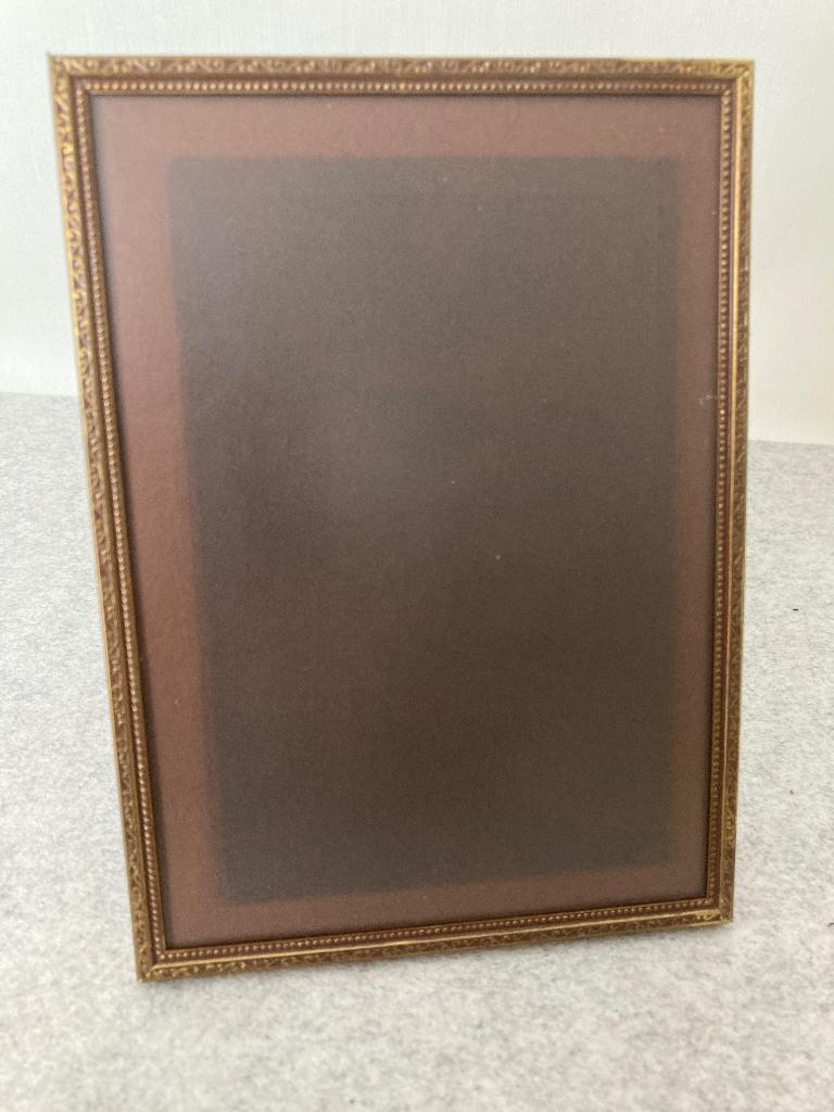 oud koperkleurig fotolijstje, Antiek en Kunst, Antiek | Woonaccessoires, Verzenden