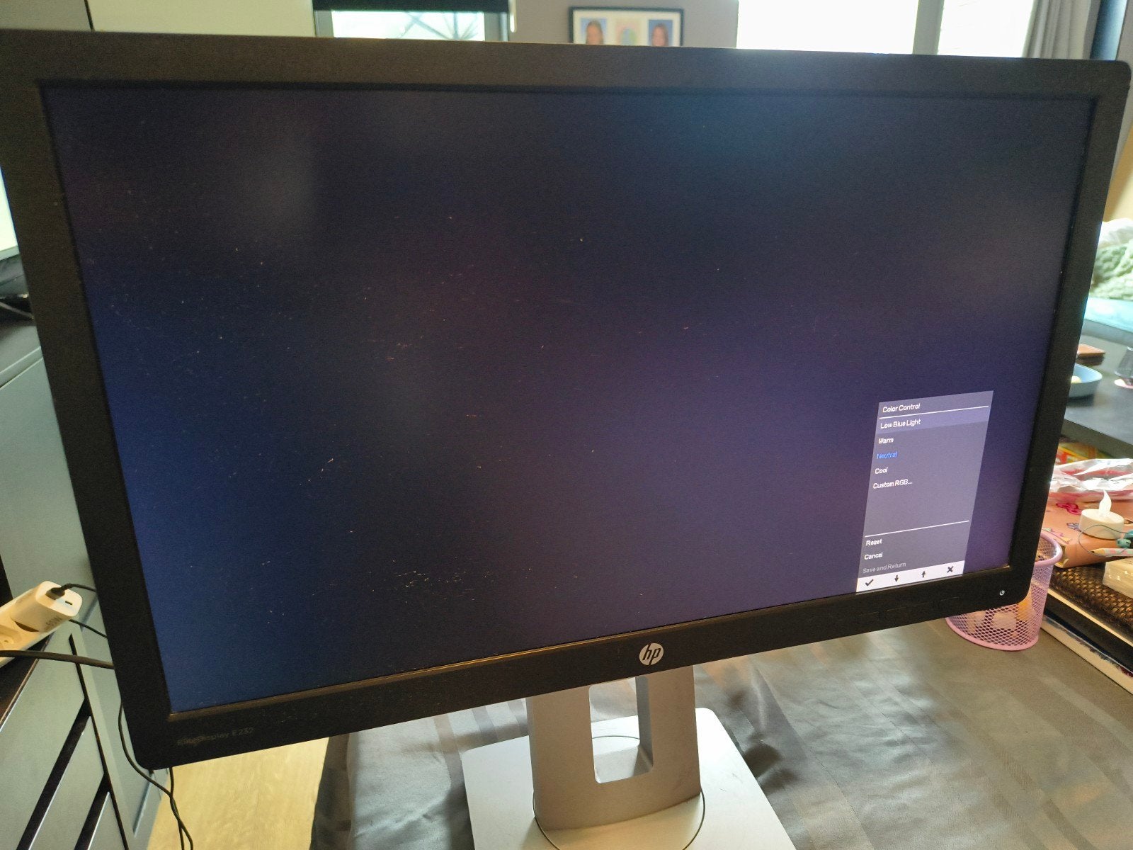 HP EliteDisplay E232 23 inch monitor, Computers en Software, Monitoren, Gebruikt, HDMI, Full HD, Ophalen of Verzenden