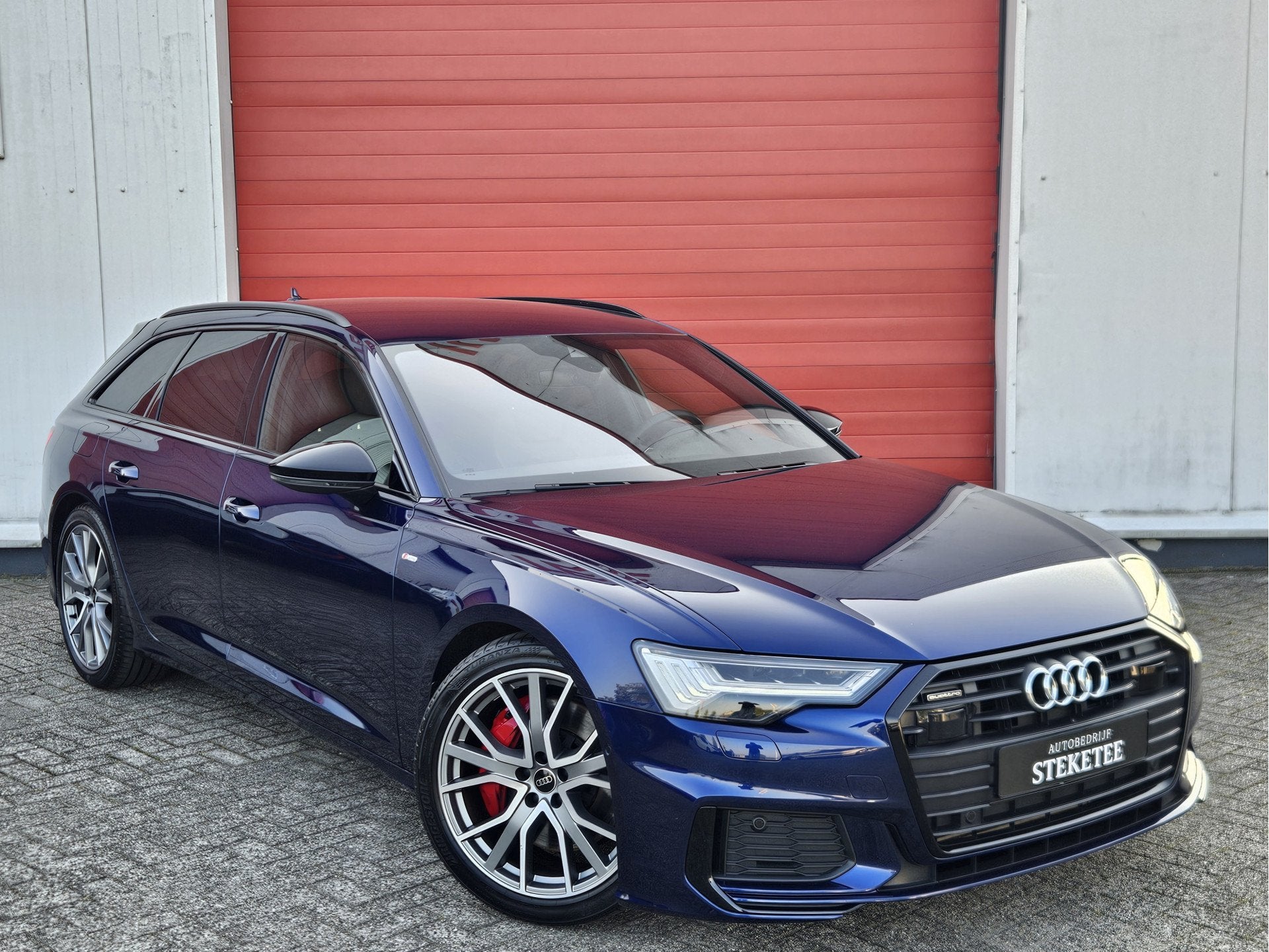 Audi A6 Avant 55 TFSI e quattro S-line Competition | ACC | B, Auto's, 12 maanden, Gebruikt, 4 cilinders, Blauw