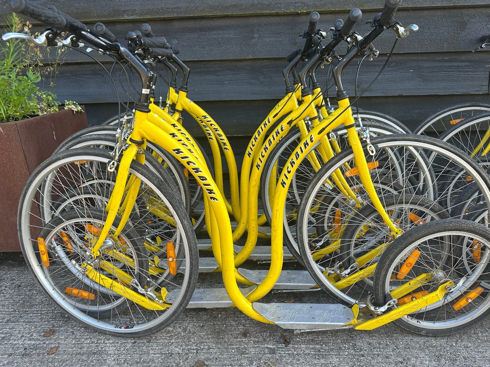 Gele Kickbike Steps - Perfect voor recreatie en verhuur, Ophalen, Gebruikt, Kickbike