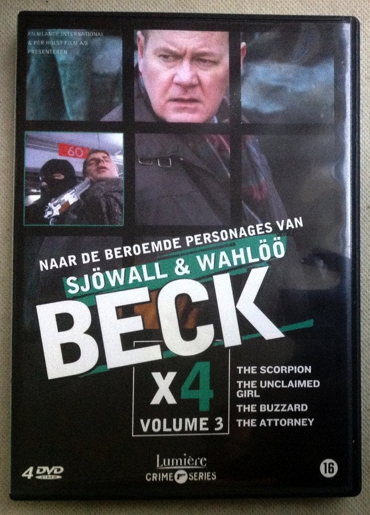 Beck - Volume 3 (4DVD), Scandinavië, Gebruikt, Vanaf 16 jaar, Verzenden
