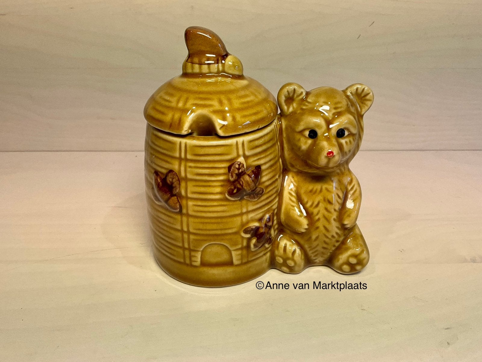 Honingpot met beer, Ophalen of Verzenden, Gebruikt, Dier