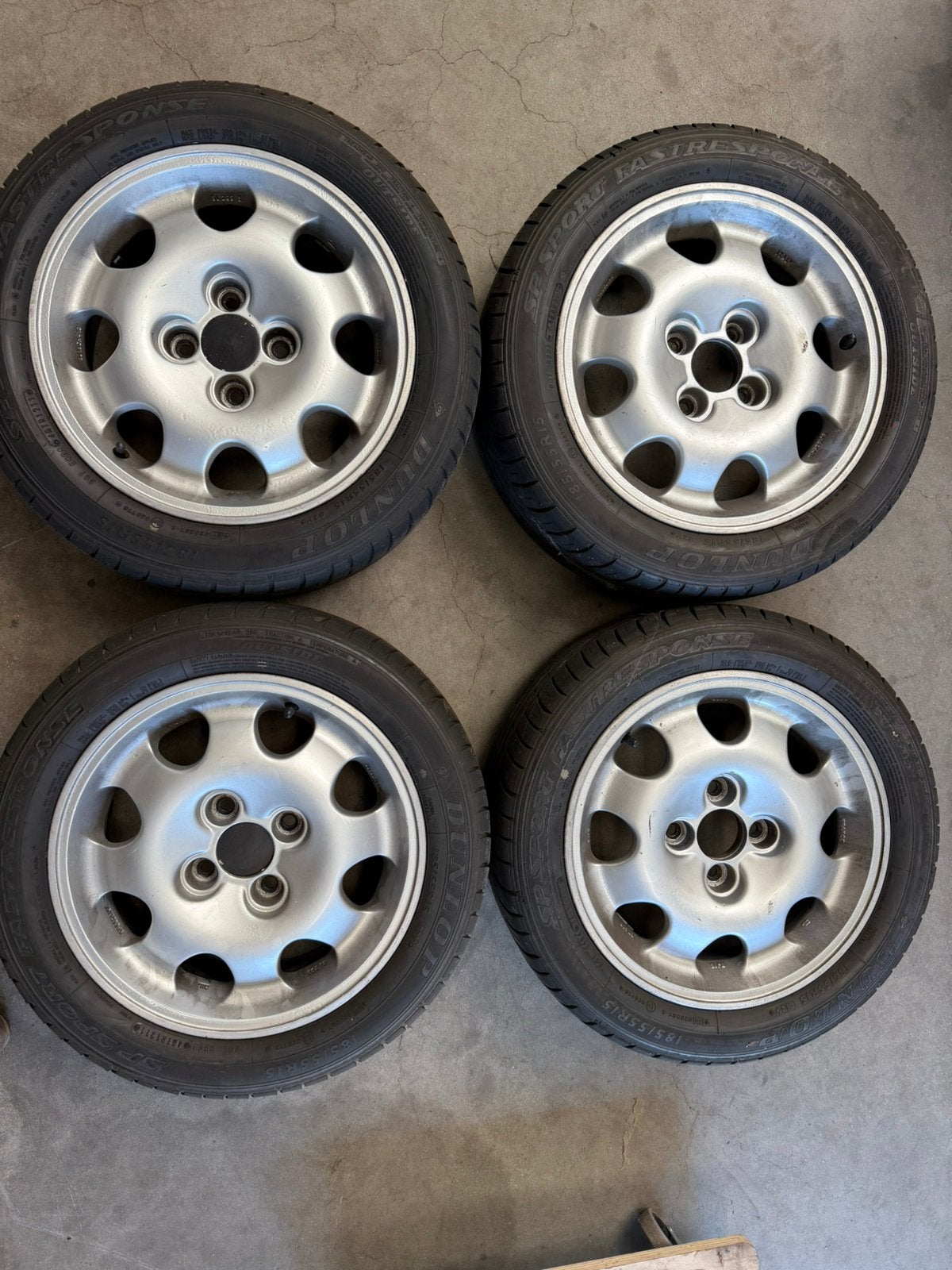 Peugeot 205 1.9 GTI origenele speedline velgen, Ophalen, Gebruikt, 15 inch, Velg(en)