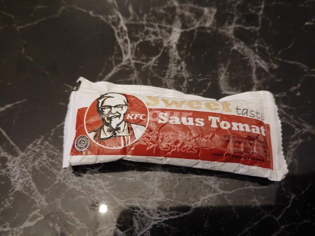 Eerste saus van KFC  uit Indonesië eerste uitgave sinds best, Eén persoon