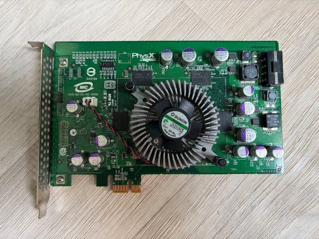 Ageia Physx card pcie x1, Computers en Software, Videokaarten, Gebruikt, Overige soorten, Ophalen of Verzenden, Overige chipsets
