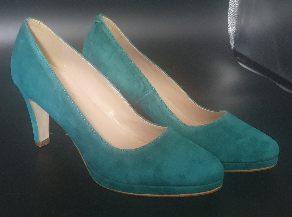 Leren dames schoenen, hoge hak, maat 38, Zwart, Nieuw, Ophalen of Verzenden, Schoenen met hoge hakken