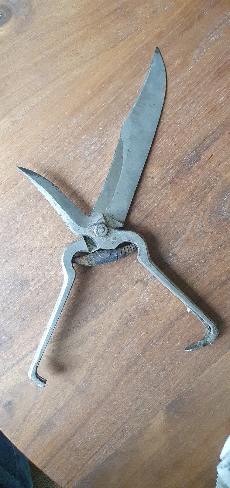 Antieke wildschaar 33 cm, Ophalen of Verzenden