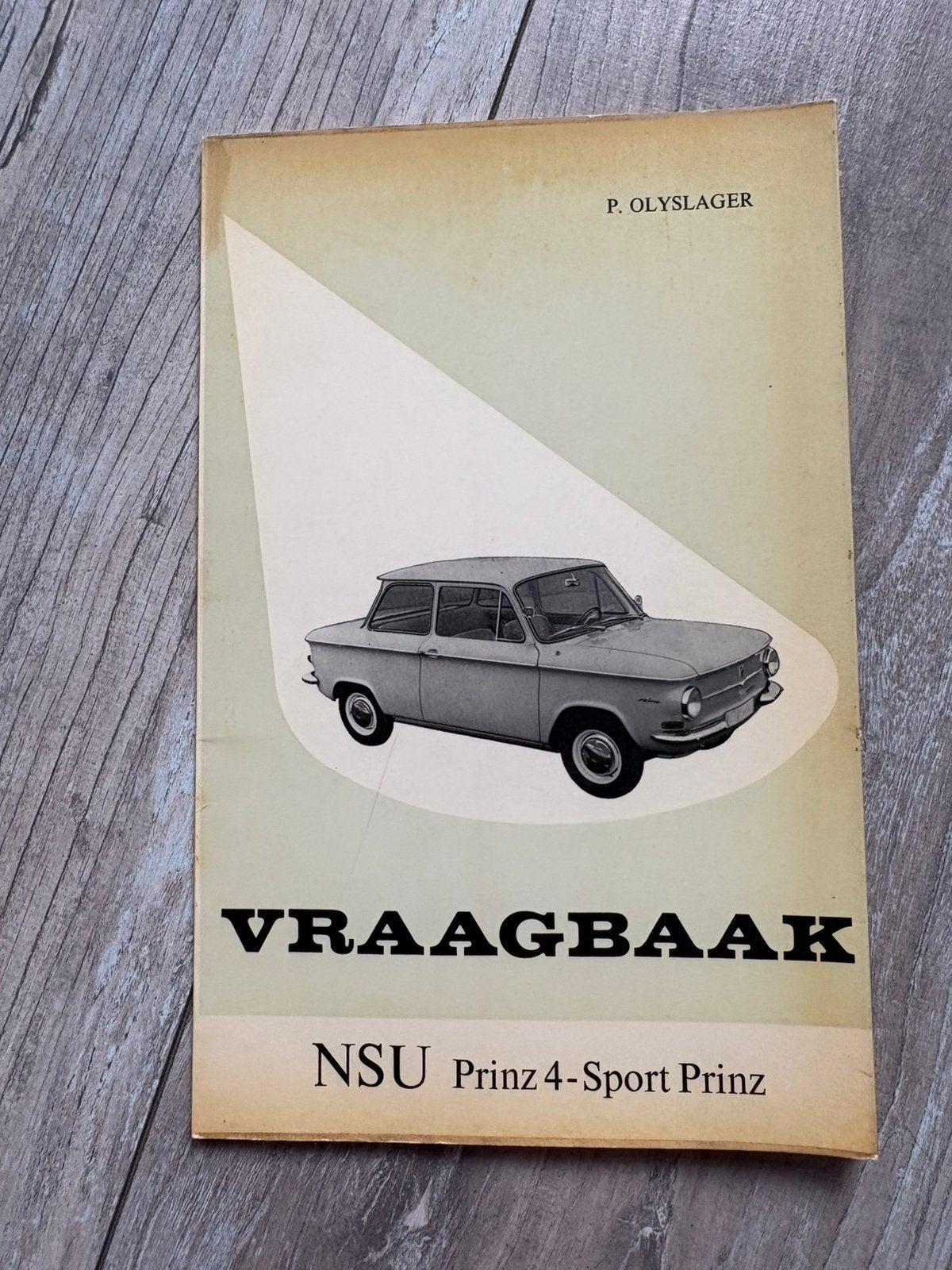 Originele Vraagbaak NSU Prinz 4 & Sport Prinz (va 1962), Ophalen of Verzenden