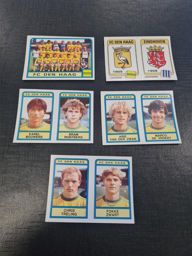 Panini Voetbal 84 FC Den Haag ADO stickers, Ophalen of Verzenden, Zo goed als nieuw, Overige binnenlandse clubs, Poster, Plaatje of Sticker