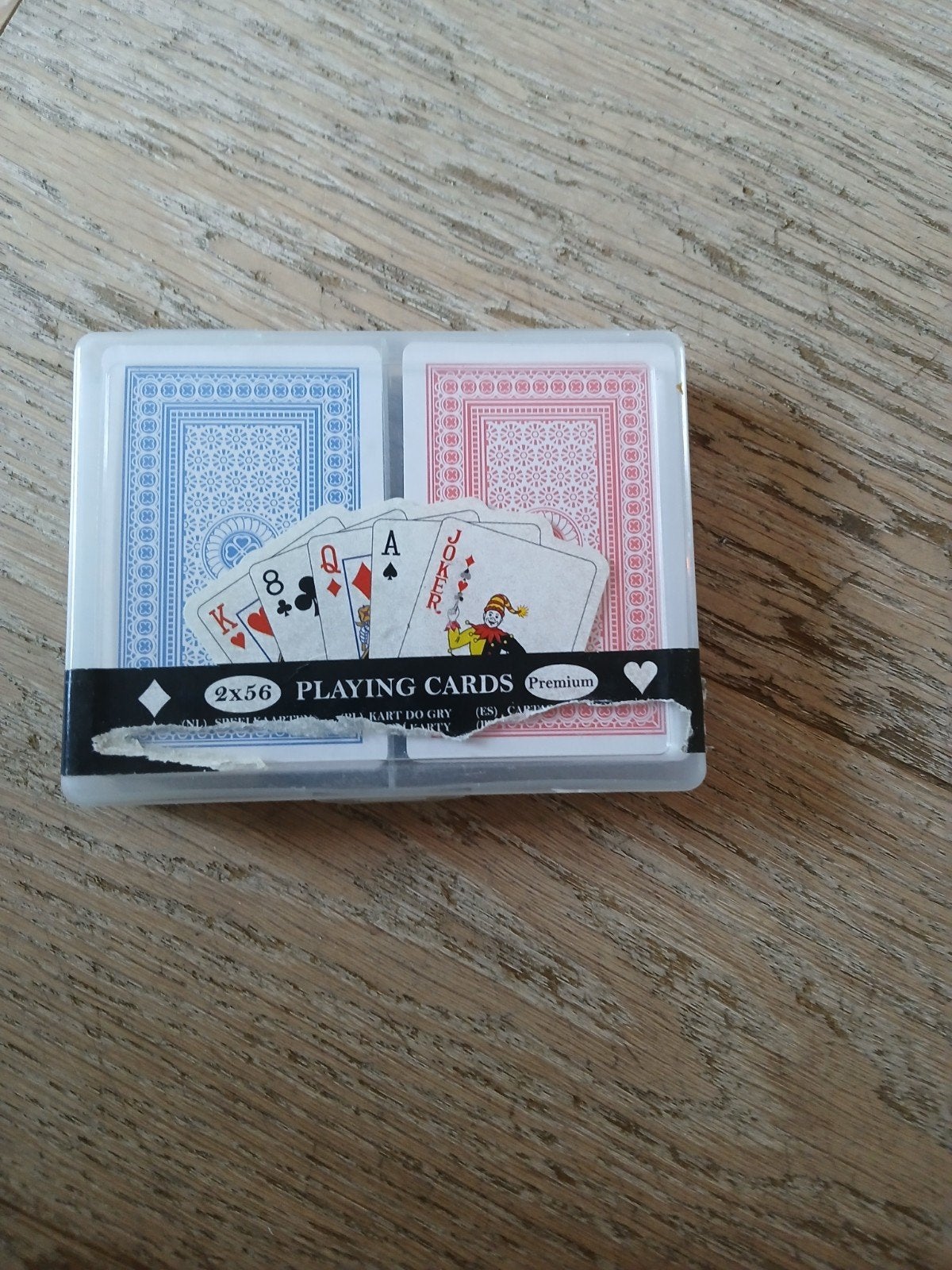 dubbel pak speelkaarten (2x56), Hobby en Vrije tijd, Een of twee spelers, Ophalen of Verzenden, Nieuw, DEMO Creations