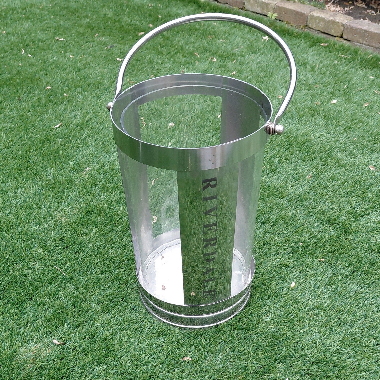 Lantaarn riverdale groot., Huis en Inrichting, Woonaccessoires | Kandelaars en Kaarsen, Ophalen, Gebruikt, Metaal, 25 tot 50 cm