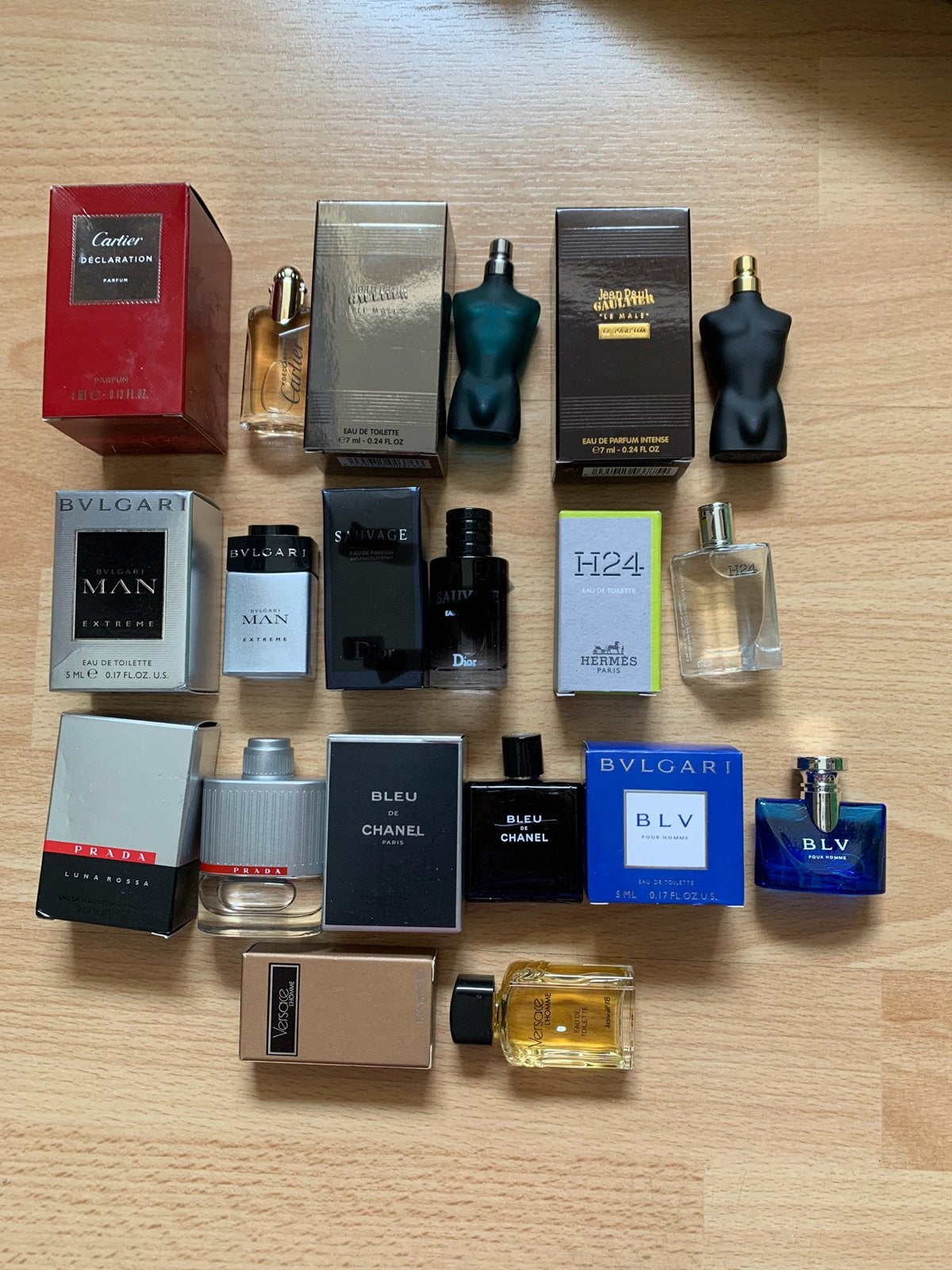 10 stuks Luxi Miniatuur Parfum voor Mannen: Chanel, Gaultier, Ophalen of Verzenden, Nieuw
