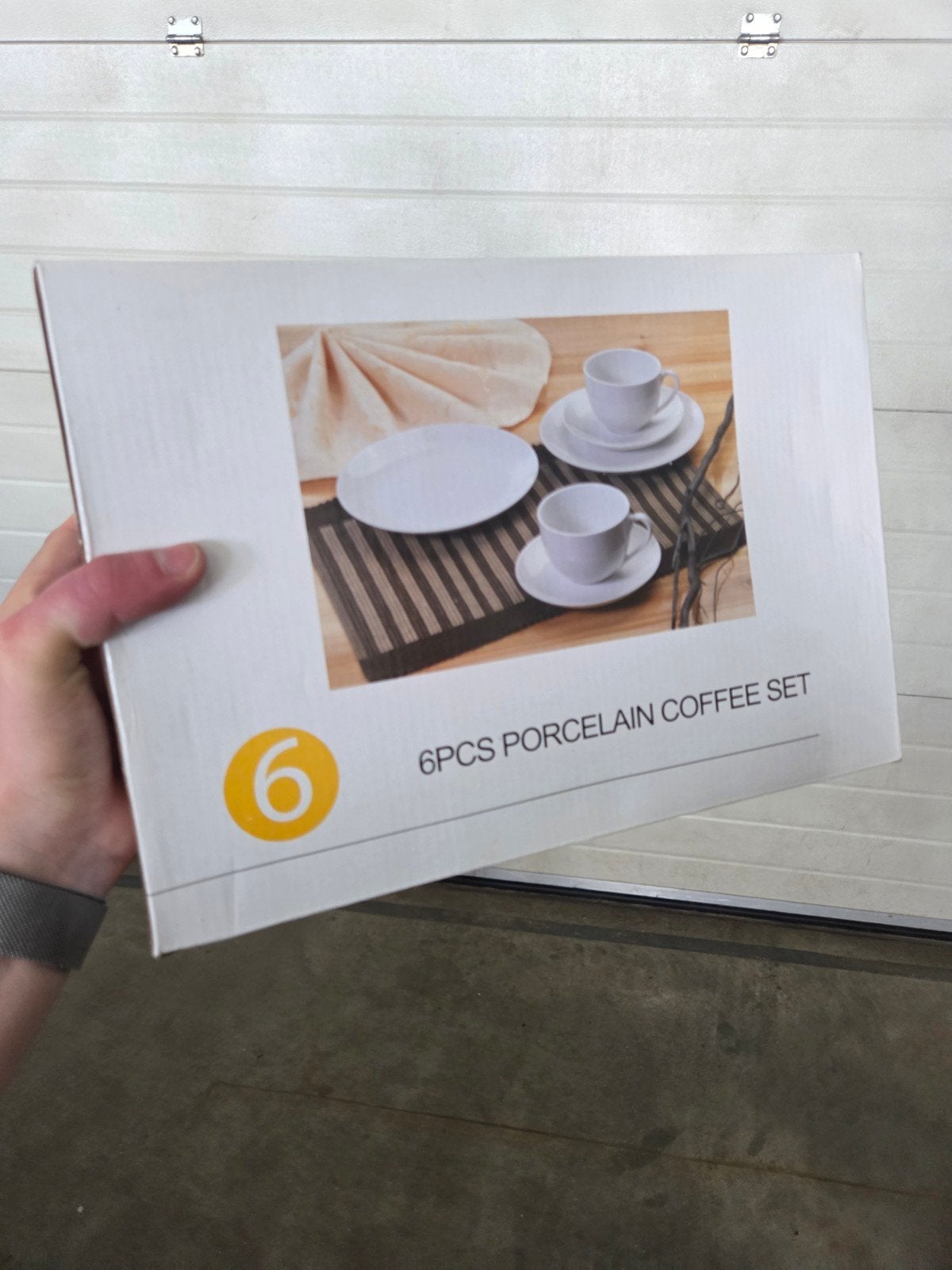 6-delige porseleinen koffieset - Nieuw in doos, Ophalen of Verzenden