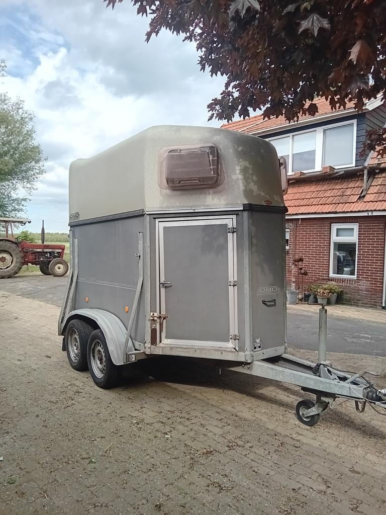Böckmann 2 paards trailer, Ophalen, Gebruikt