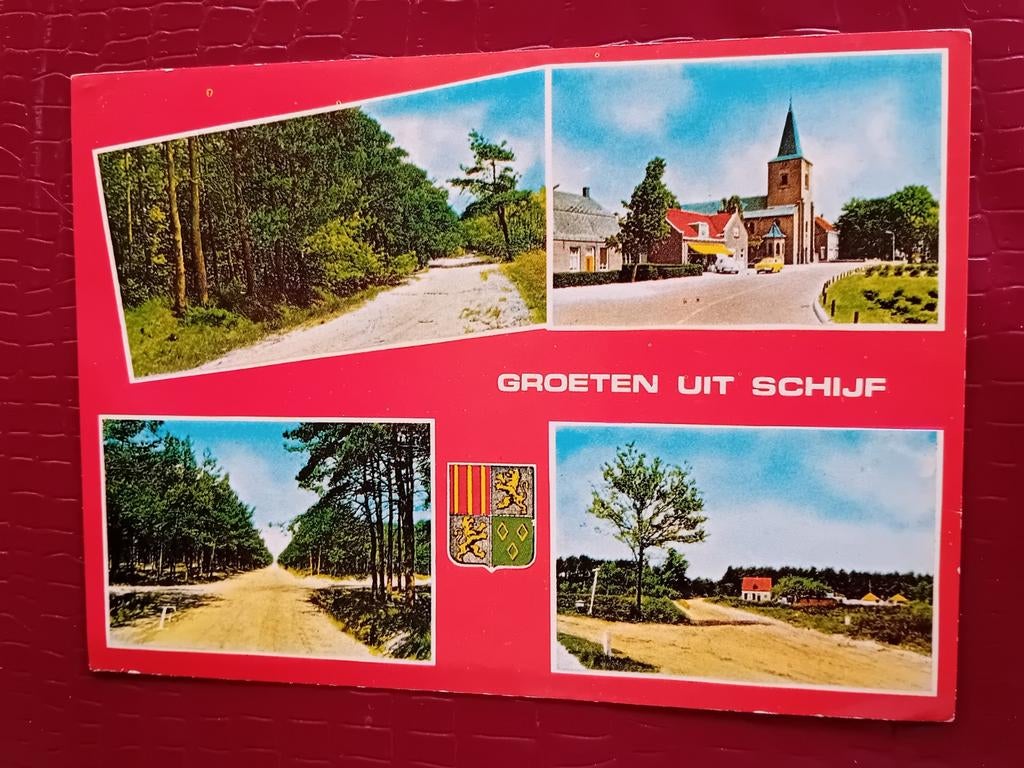 Ansichtkaart Schijf, Verzenden