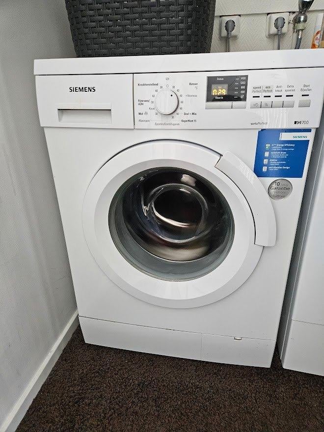 Siemens iQ700 iQdrive (WM14S36SNL) – Topstaat & Onderhouden, Ophalen, 1200 tot 1600 toeren, Gebruikt, Energieklasse A of zuiniger