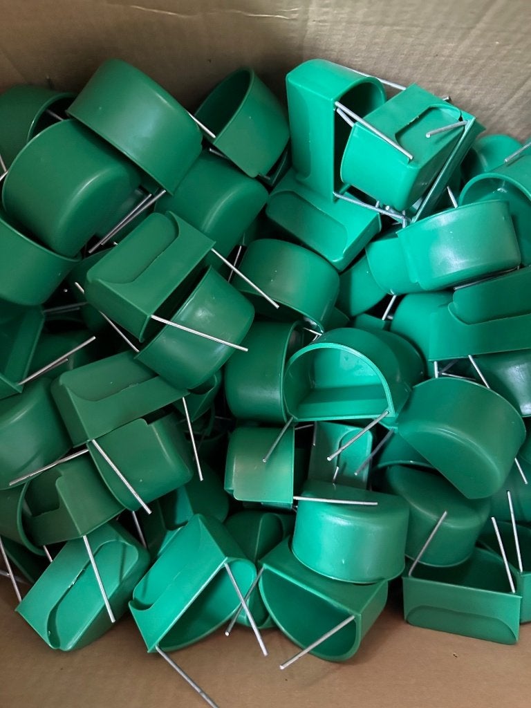 100 nieuwe vogelvoerbakjes klein, Dieren en Toebehoren, Kooi-accessoires, Nieuw, Ophalen of Verzenden, Nvt