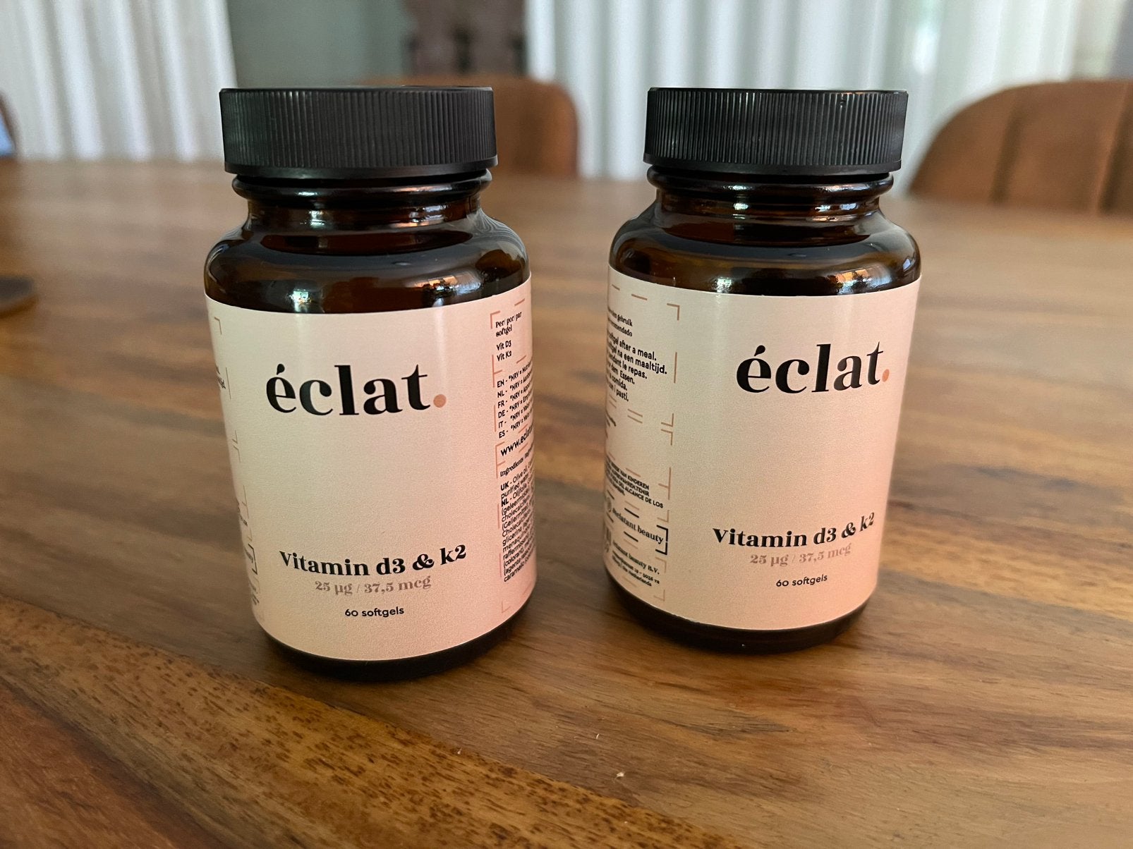 Eclat vitamine soft gels pillen 2 potten a 60 stuks nieuw, Verzenden, Nieuw, Overige typen