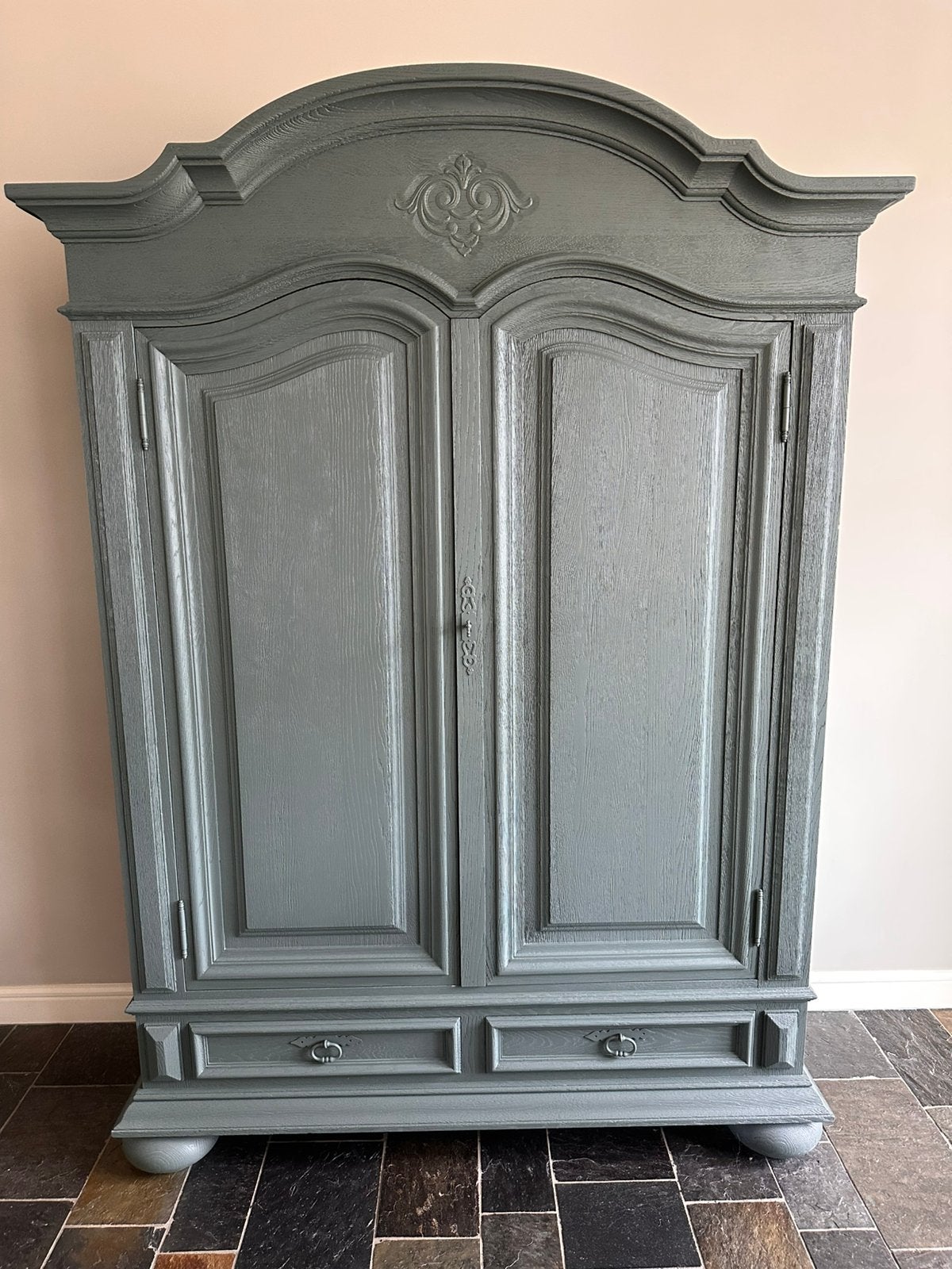 Eiken kast 146x54x205cm, Ophalen