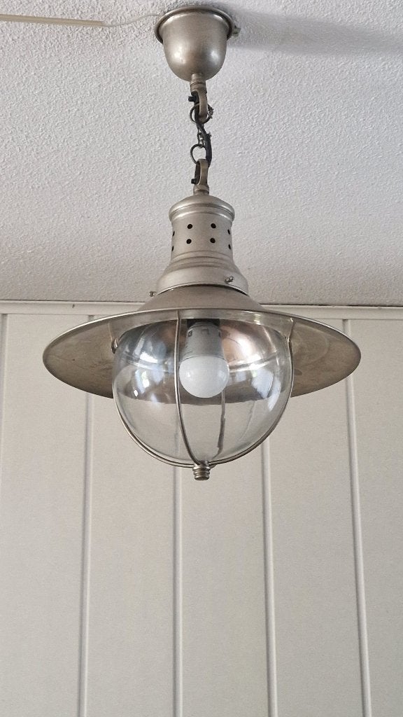 Visserslamp Riviera Maison, Huis en Inrichting, Lampen | Hanglampen, Ophalen, Gebruikt, 50 tot 75 cm