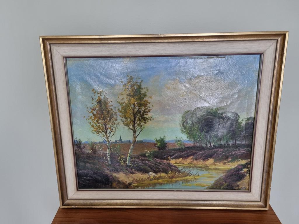 Landschap van VD Berg, Antiek en Kunst, Ophalen