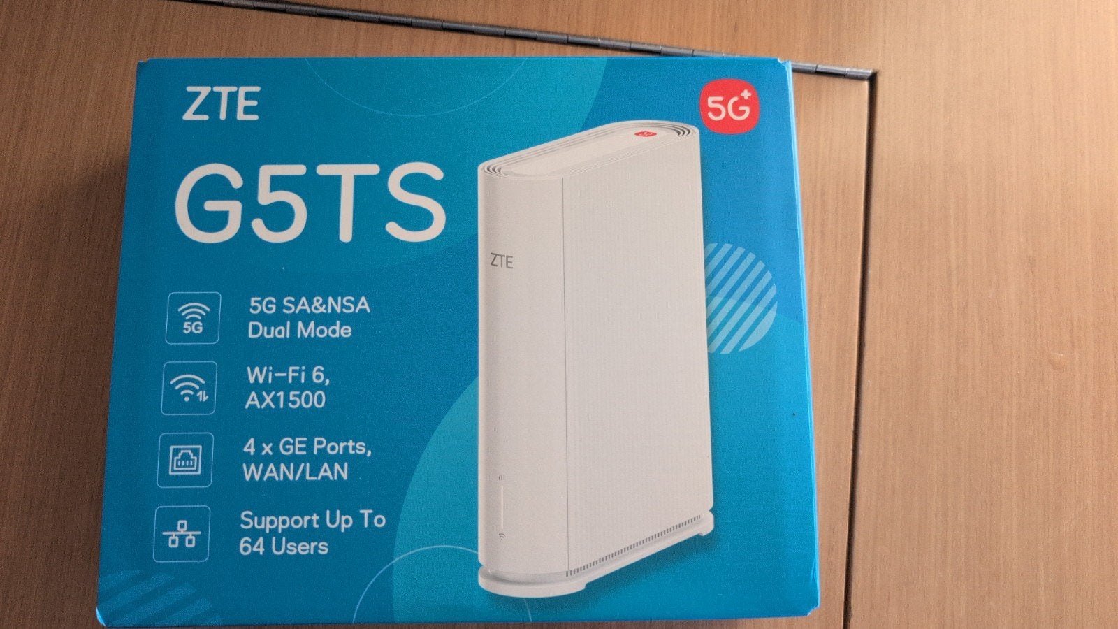ZTE G5TS 5G SA&NSA Dual Mode Wi-Fi 6 Router, Ophalen of Verzenden, Nieuw, Router, ZTE