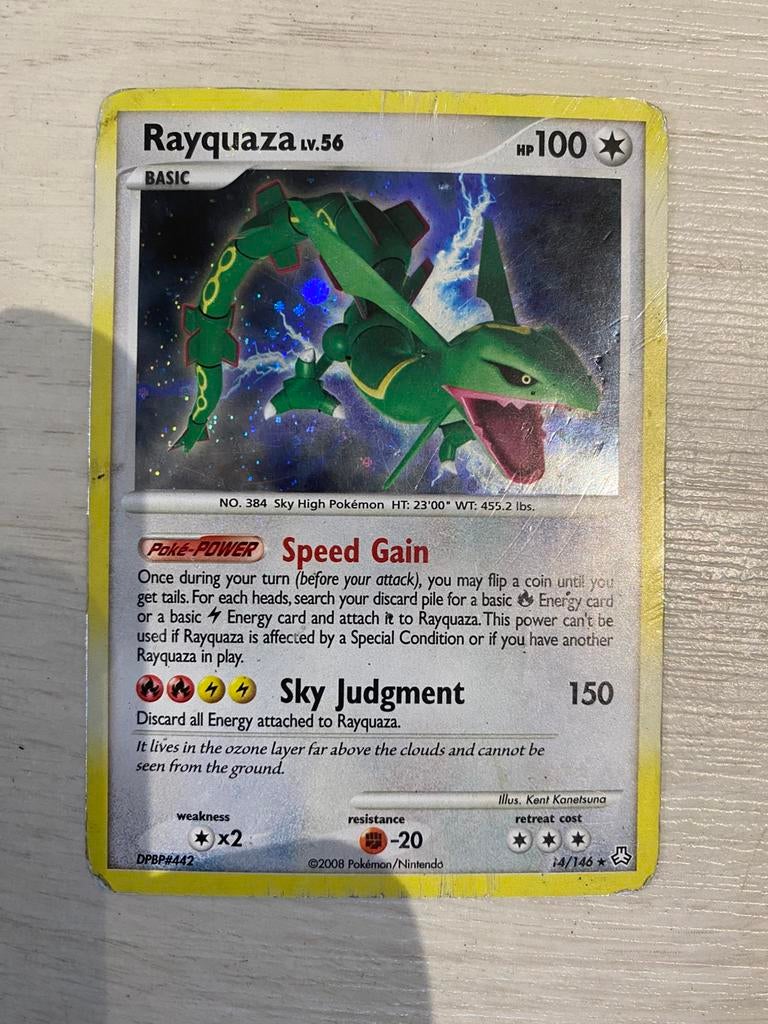 Rayquaza lv56, Ophalen of Verzenden, Zo goed als nieuw