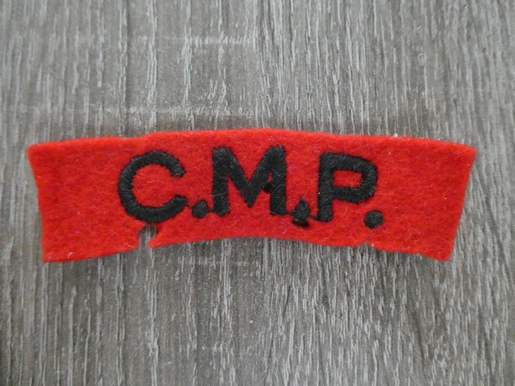 Candian Mountain Police shoulder sleeve, Verzamelen, Militaria | Tweede Wereldoorlog, Ophalen of Verzenden, Landmacht, Engeland