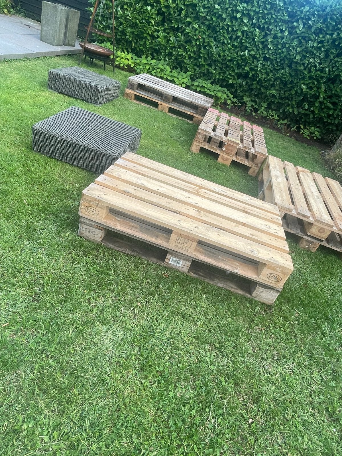 Gebruikte Europallets - Ideaal voor tuinmeubelen, Ophalen, Gebruikt