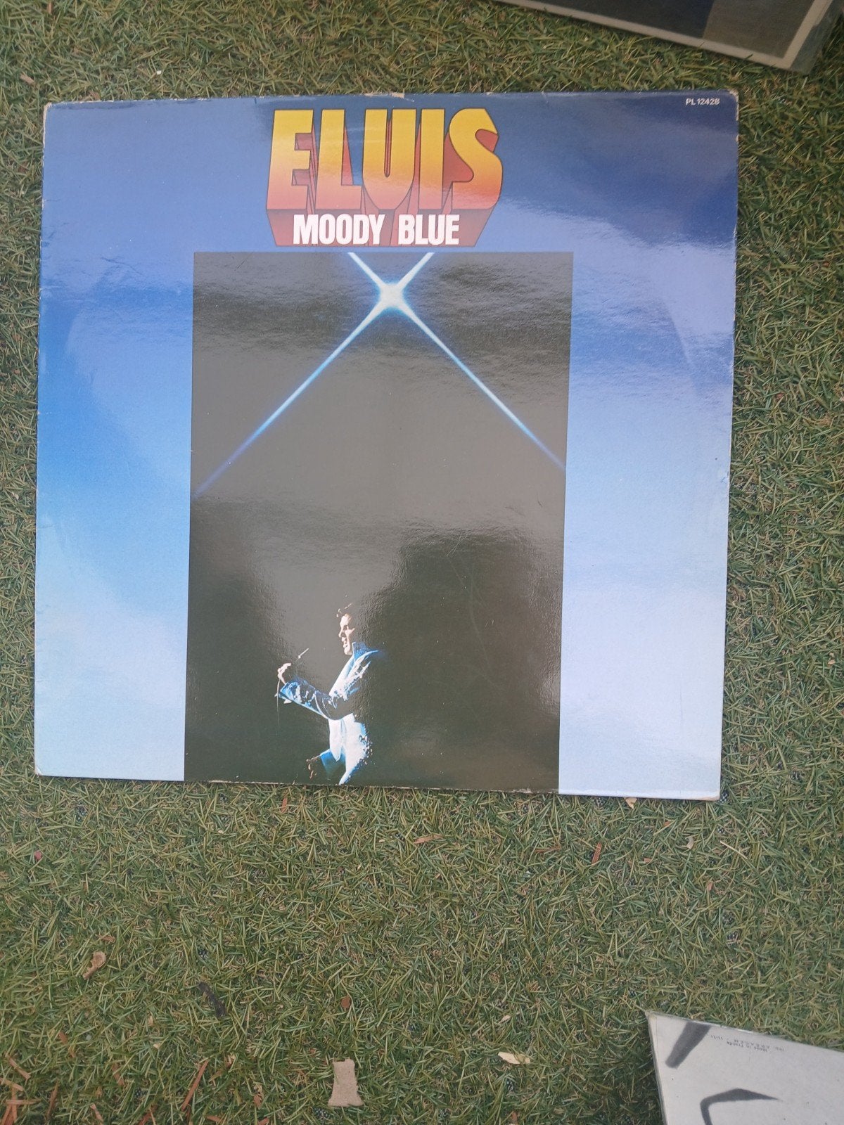 Elvis Presley - Moody Blue LP (1977), Ophalen of Verzenden, 1970 - 1979, Gebruikt, 12 inch