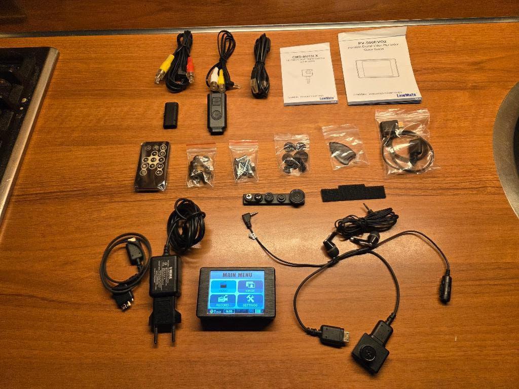 Lawmate PV-500 EVO2 + camera in verborgen knoop + microfoon, Ophalen, Zo goed als nieuw, Buitencamera