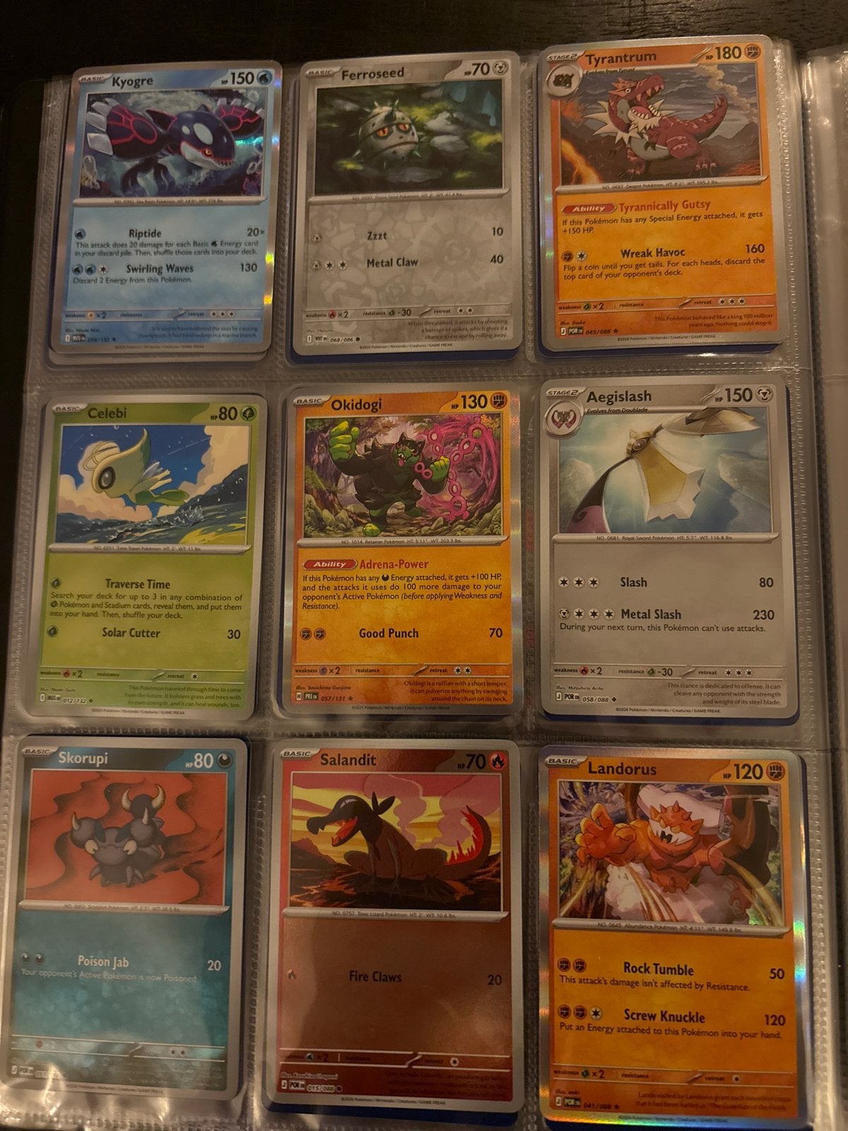 Pokémon Kaarten Collectie - Kyogre, Tyrantrum, Celebi en mee, Ophalen of Verzenden, Zo goed als nieuw, Meerdere kaarten, Foil