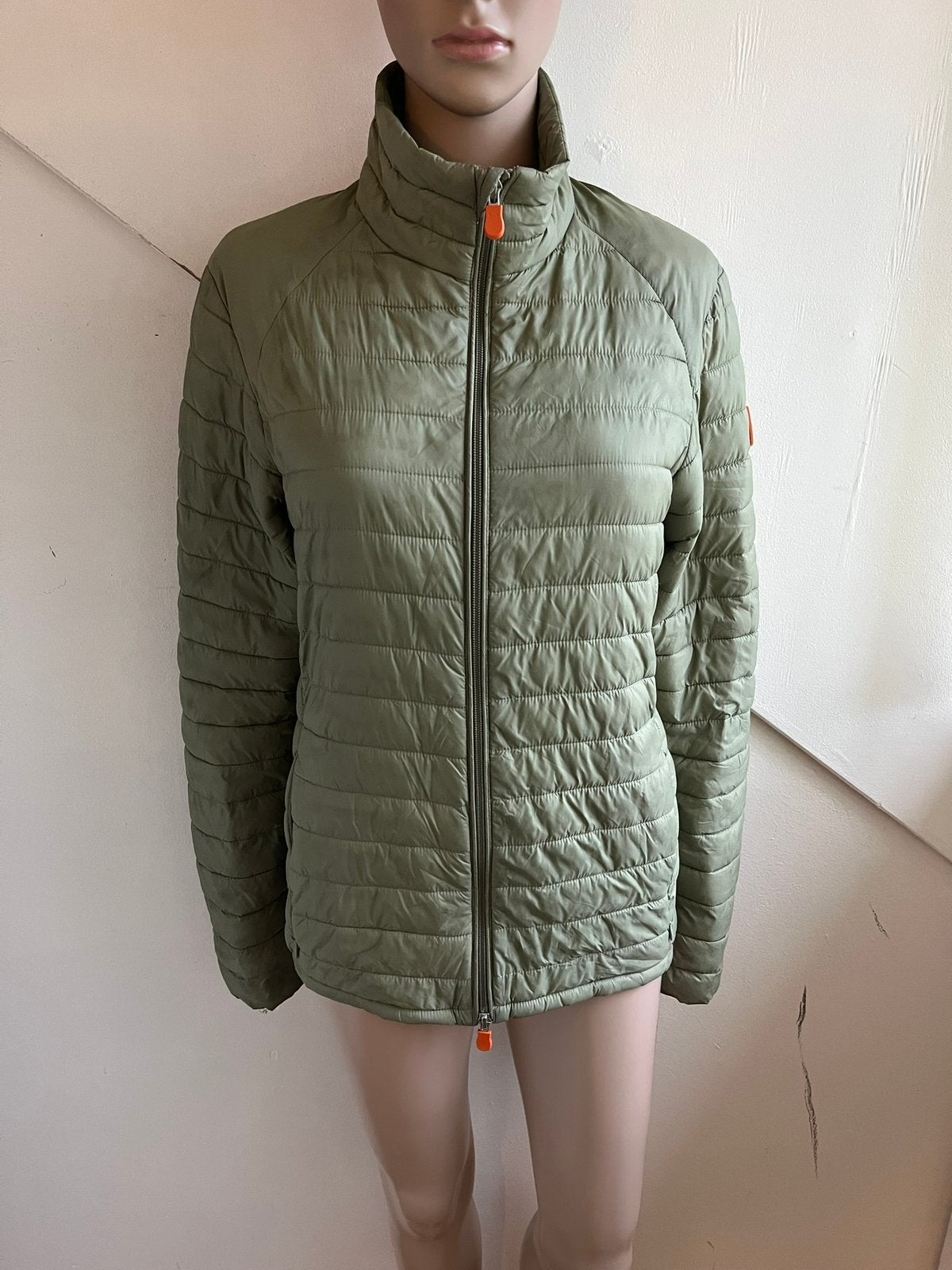Save the Duck lichtgewicht donsjas maat S groen tussenjas, Kleding | Dames, Jassen | Winter, Ophalen of Verzenden, Zo goed als nieuw