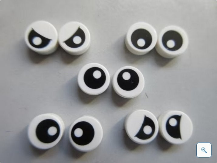 nr. 6879, Tegeltjes 1x1 met oogjes., Ophalen of Verzenden, Zo goed als nieuw, Complete set, Lego