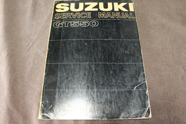 Suzuki GT550 1972 motorcycle service manual GT 550 Ram Air, Ophalen of Verzenden, Suzuki
