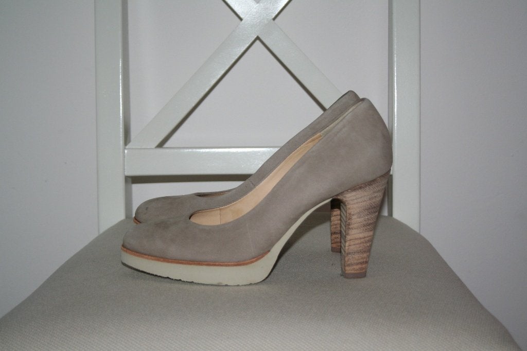 Paul Green beige champagne suede pumps schoenen mt 37,5, Pumps, Verzenden, Beige, Nieuw